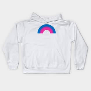 Bisexual Rainbow Pride Flag Kids Hoodie